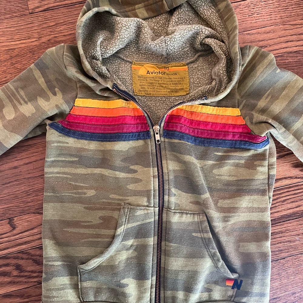 Aviator Nation girls size 10 sweatshirt